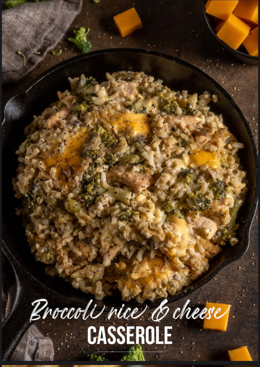 Broccoli Rice and Cheese Casserole