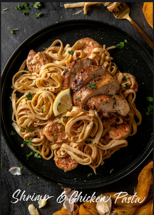 Shrimp and Chicken Pasta